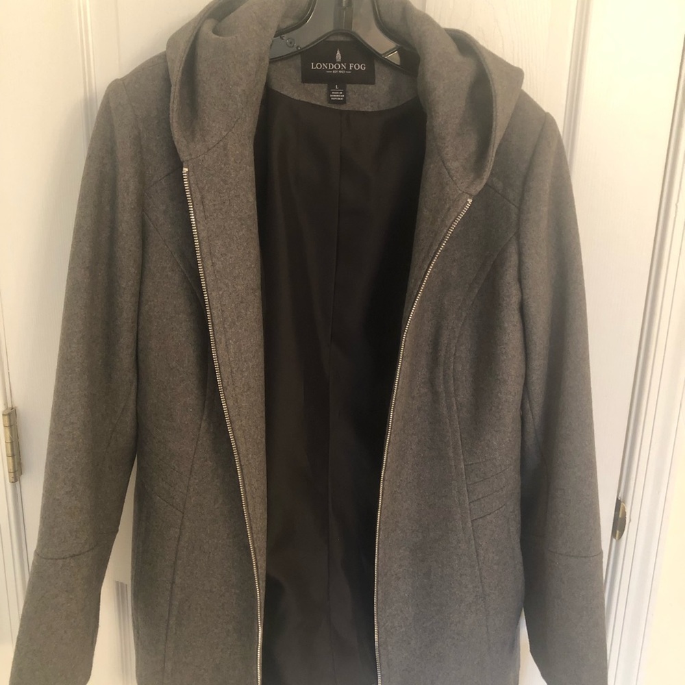 London Fog Hooded Jacket